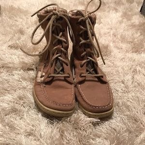 Sperry Boots Lace up